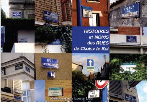 Couverture de la brochure de l'histore et noms des rues de Choisy le Roi